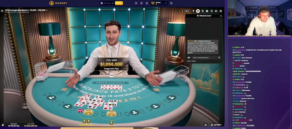 Xposed wins $1,056,000 on blackjack after splitting deuces and doubling down against dealer's bust card