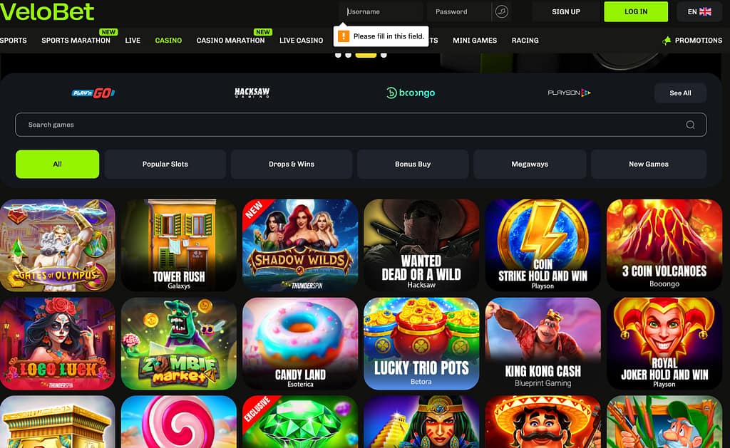 Velobet Casino Slots
